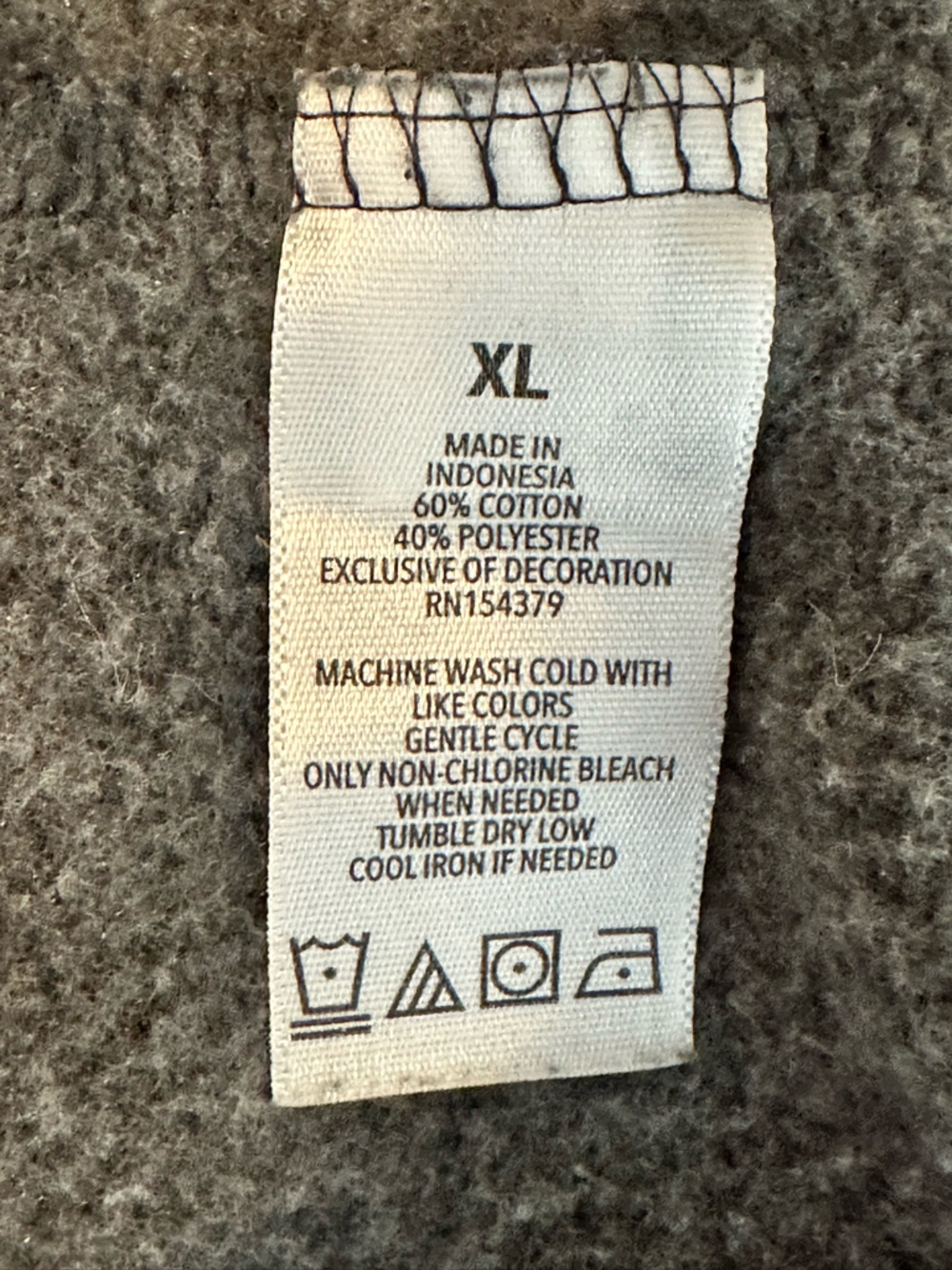 Aeropostale Dark Gray Crewneck Sweater with Maroon Logo - Picture 6 of 6